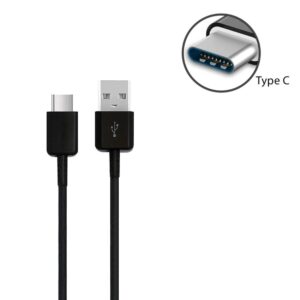 Samsung Genuine Galaxy S8 Type C USB Data Cable, EP-DG950CBE Charging Cable for all Samsung Fast Charge Charger – Black