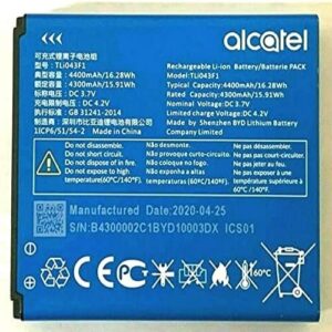 Original Battery for Alcatel Linkzone 2 Wi-Fi Hotspot MW43TM21 TLi043F1 4400mAh